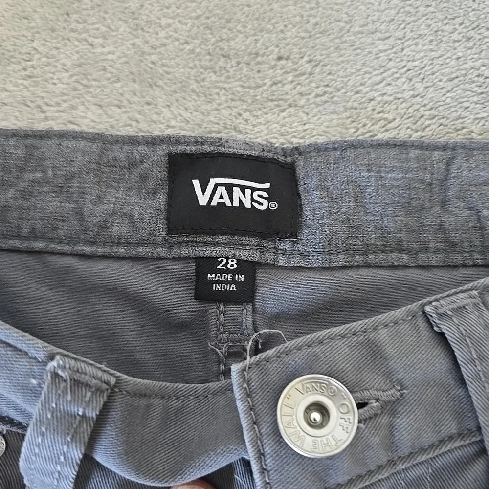 Vans Cooper Shorts Mens 28 Gray Stretch Skate Streetwear Grunge Casual Normcore‎
